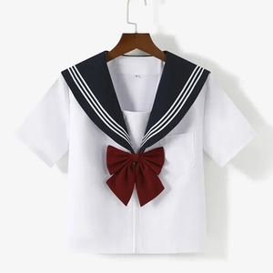 Морская униформа, матросский костюм, S-2XL школьная японская униформа, матросское платье для студенток, корейский Костюм школьницы - Product Image 6