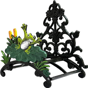 ที่ใส่สายสวนเหล็กหล่อสีกบตัวยึดสายยางในสวนโลหะสำหรับรดน้ำและชลประทานมีจำหน่ายที่ขายส่ง - Product Image 1