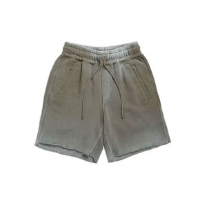 Short personnalisé pour homme Vintage Sweat Cotton French Terry Sun Faded Men Acid Washed Shorts professional Men Acid Wash Shorts - Product Image 1