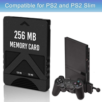 Carte mémoire 256 Mo pour Playstation 2, carte mémoire haute vitesse pour Sony PS2, compatible avec la console de jeu
