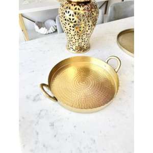 Plateaux de service uniques en laiton de qualité supérieure avec des designs intemporels adaptés aux mariages, aux réceptions de thé ou aux occasions formelles - Product Image 3