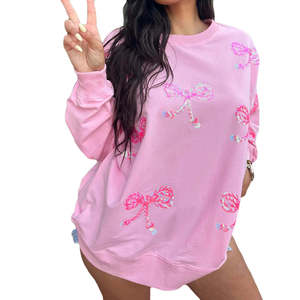 Sudadera con capucha holgada con hombros caídos para mujer, jersey de lana suave, Sudadera con capucha con hombros caídos de lana gruesa para mujer - Product Image 1