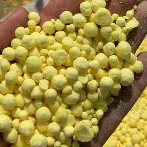 Pabrik pupuk pertanian berkualitas pabrik belerang dijual langsung Harga Murah butiran belerang kuning dalam jumlah besar