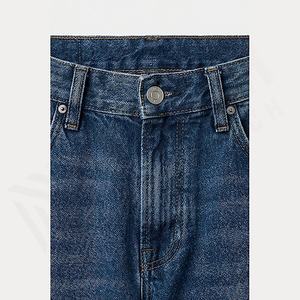 กางเกงยีนส์ผู้ชายทรงสลิมฟิต คุณภาพสูง ขายส่ง รับทำโลโก้ ออกแบบโดยโรงงาน แฟชั่นทันสมัย ล้างสี ขายส่ง สีตามสั่ง - Product Image 4