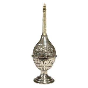 Rociador de agua de rosas de latón hecho a mano de alta calidad con grabado Pulido Acabado Rociador de agua de metal Gulab Pash - Product Image 6