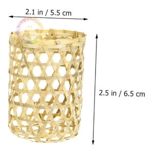 Repose-gobelet en bambou touché au grain-L'élégance de la nature dans chaque design incurvé - Product Image 2