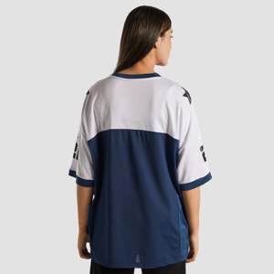 Ensemble de maillot de football américain Victory 0021, maillot en polyester bleu turquoise avec numéro imprimé, taille XL, haut à manches courtes et pantalon - Product Image 5