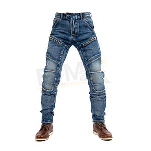 Jean de moto léger pour hommes, nouveau pantalon de moto à la mode pour hommes, fabriqué au Pakistan - Product Image 1