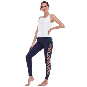 เสื้อกล้ามออกกำลังกายผ้าเรยอนผสมสแปนเด็กซ์พิมพ์ลายตามสั่ง สีดำ แบบไม่มีสาย สำหรับผู้หญิง ไซส์เต็ม ผ้าถัก - Product Image 2