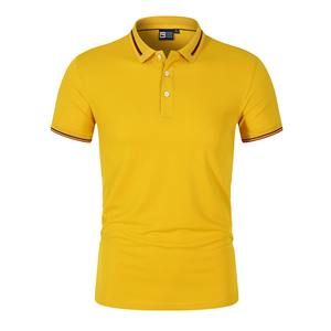Golf de hombre personalizado directo de fábrica para camiseta de alta calidad transpirable 100% algodón de talla grande patrón sólido diseño liso personalizado - Product Image 4