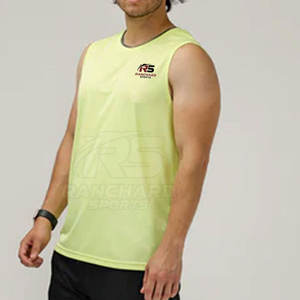 Débardeur d'entraînement en coton pour homme, chemise de sport pour homme, débardeur musculaire élégant sans manches pour l'été, débardeur en coton athlétique pour homme - Product Image 4