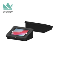 LST16B Slope penguncian untuk IPad Android untuk Samsung kios Stand Counter Table Top untuk iPad kios Display Case Retail kios 11 "13"