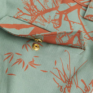 Chaquetas Vaqueras y Pantalones Vaqueros Personalizados con Estampado Completo y Cierre Dorado, Estilo Antiguo para Hombre - Product Image 4