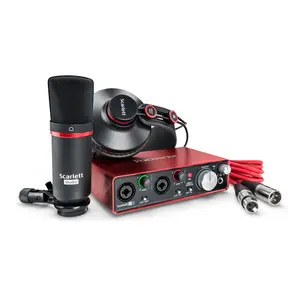 iStocks affirm iFAST SALES Focusrites Scarletts 2i2 Studio 2nd Gen USB Audio Interface and Recording Bundle with Pro Tools