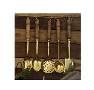 Ensemble de cuisine en laiton personnalisation approvisionnement ustensiles de cuisine fabricant cuillère de cuisson en gros meilleur concepteur - Product Image 4