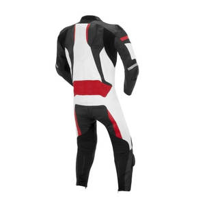 Combinaison de moto en cuir véritable personnalisée de haute qualité avec logo personnalisé pour la course automobile-Vente en ligne respirante et une pièce - Product Image 4