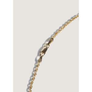 Collier chaîne corde en or blanc 14 carats, chaîne serpent religieuse vintage avec placage or ou rhodium, bijoux tendance pour mariage - Product Image 3