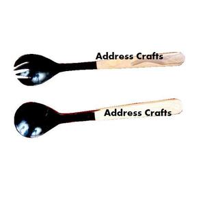 Couverts de cuillère en corne naturelle de qualité supérieure pour Restaurant cuillère de service de table en corne de boeuf et de buffles naturels par adresse artisanat - Product Image 1