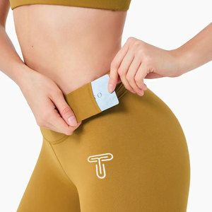 Custom Color High Waist Elastic Yoga Scrunch Butt <b>Leggings</b> for <b>Women</b> Quick Dry Gym Stretchable Pants Solid <b>Pattern</b> Made Sialkot - Product Image 3