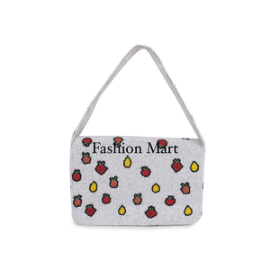 Monedero con cuentas de limón más vendido, bolso con cuentas de fresa a precio mayorista - Product Image 1