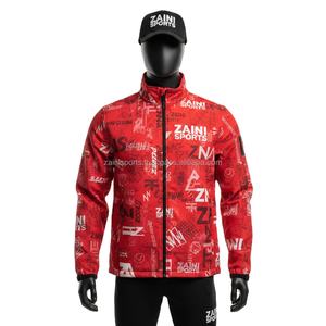 <b>Men</b> Premium Softshell <b>Jacket</b> Polyester Spandex Breathable Red Color Sublimation Custom Logo softshell <b>Jacket</b> for man - Product Image 1