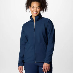 Chaqueta Softshell para mujer de diseño personalizado, mangas completas y a prueba de viento para correr al aire libre para mujer, chaquetas Softshell para mujer - Product Image 1
