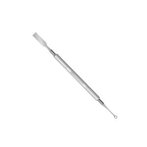 Pousse-cuticules professionnel en acier inoxydable, double extrémité, double tête, pour un entretien doux des ongles, pour salon, manucure à domicile - Product Image 1