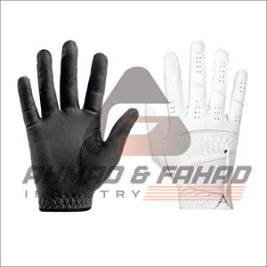 Gants de golf personnalisés en cuir véritable, respirants, imperméables, coupe-vent, protection UV, à séchage rapide et antidérapants, pour hommes. - Product Image 3