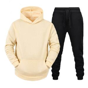 Conjunto de Sudadera con Capucha y Pantalones Anchos de Dos Piezas para Hombre, de Peso Pesado, Personalizado, con Cremallera, Fabricante de Chándales para Hombre - Product Image 6