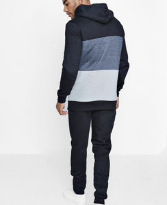 2025ชุดวอร์มลำลองคุณภาพสูงสีล้วนพร้อมพิมพ์พัฟโลโก้แฟชั่น - Product Image 6