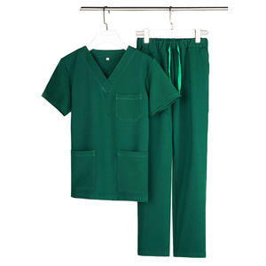 Haute qualité unisexe médical gommages à la mode uniformes hospitaliers personnalisé infirmière gommages ensembles tissu tissé en gros gommage costumes - Product Image 5