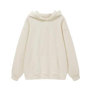 Sudadera con capucha unisex transpirable logotipo personalizado manga larga hombro caído jersey de colores sólidos calidad premium informal - Product Image 3