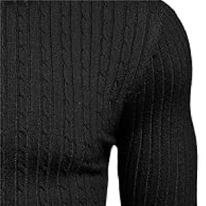 2025 Pull à col rond de style personnalisé pour hommes en tricot de polyester à manches longues avec logo avant et décoration à motif - Product Image 3