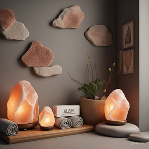 HACCP Approved Organic Material Electric Cord <b>Bulb</b> Package Natural Himalayan <b>Salt</b> <b>Lamps</b> 2-3 kg size - Product Image 6