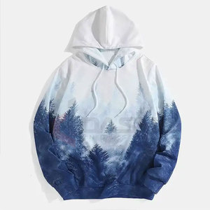 Sweat à capuche d'hiver pour homme, prix de gros, polyester et coton, impression numérique, différentes couleurs, commande en gros, fabricant - Product Image 1