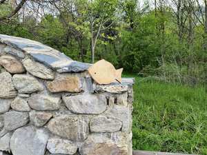 Planche de bois rustique vintage antique pour couper et servir le pain, bloc à découper, planche de bois élégante - Product Image 3