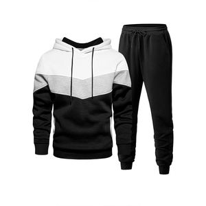 ชุดวอร์มผ้าฝ้ายแบบสวมหัวสำหรับผู้ชายชุดวอร์มทรงโอเวอร์ไซส์แบบกำหนดเอง - Product Image 4