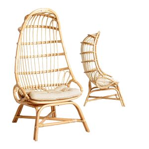 Sofa Chair Sets <b>for</b> Home Garden Rattan Wicker Handmade Egg Chair Woven <b>for</b> Cafe Shop Living Room Dining Room Indoor Furniture - Product Image 1