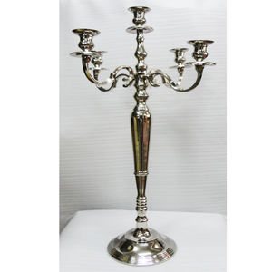 โมเดิร์นพรีเมี่ยมที่มีคุณภาพที่ขายดีที่สุดอลูมิเนียมยืนเทียนขาตั้งเทียนสไตล์วินเทจหรูหราหล่ออลูมิเนียม - Product Image 3