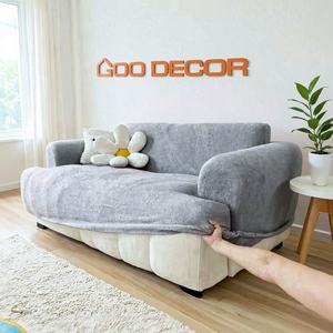 Funda de Sofá Cama de Terciopelo Lavable, Antipolvo, con Textura de Burbujas, Moderna y Minimalista, de Lujo, Elástica en 4 Direcciones, Color Personalizado - Product Image 3