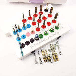 Kit de fraises d'osséodensification dentaire de qualité supérieure avec logo personnalisé Kit de chirurgie dentaire certifié CE Perceuse Instruments d'implant - Product Image 2