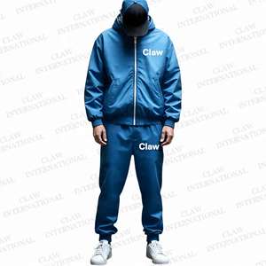 ชุดวอร์มผ้าไนล่อนสำหรับผู้ชายชุดกันลมและกางเกงสองชิ้นสำหรับกลางแจ้งงานตามสั่ง - Product Image 3