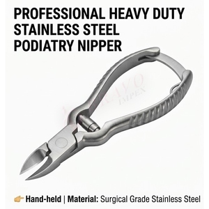 Professional Podiatry Nipper Heavy Duty Stainless Steel Podiatry Nipper Foot Care Nail <b>Cuticle</b> Removal <b>Tool</b> - Product Image 2