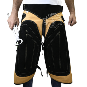 Tablier de maréchal-ferrant léger professionnel tablier de soin des pieds de cheval en cuir tablier de soin des sabots équins pour des soins stables - Product Image 1