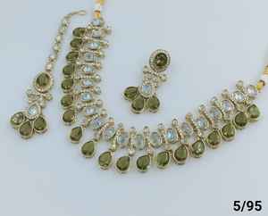 Dernière mode Collier ras du cou traditionnel plaqué or Ensemble de bijoux pour femmes - Product Image 3