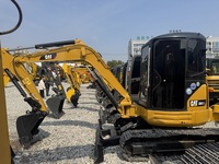Excavatrice sur chenilles compacte Caterpillar CAT 304 d'occasion de 4 tonnes pour la construction et l'aménagement paysager