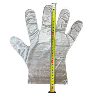 Wegwerp Pe Transparant <span class=keywords><strong>Plastic</strong></span> Waterdichte Stofdichte Handschoenen Voor Fast Food Gebruik 100 Stks/zak - Product Image 3