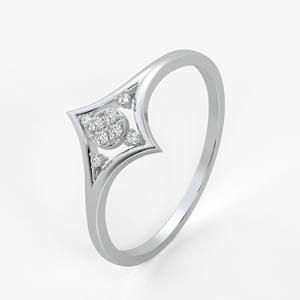 Bague en argent sterling 925 avec zircon en forme d'étoile, design géométrique élégant, bijoux pour femmes, cadeau, à porter tous les jours, pour les fêtes - Product Image 5