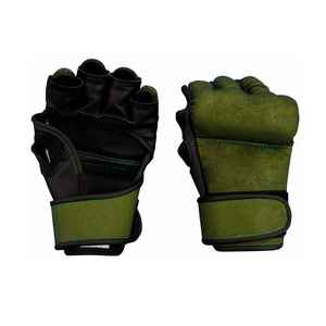 Professional Half Finger <b>Gloves</b> Moisture Wicking <b>Lace</b> Up Closure Custom Logo Logo for Fighting Wholesale Martial Arts Boxing - Product Image 1