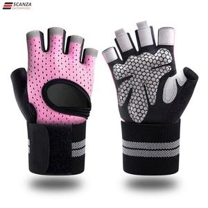 Excellente adhérence gants de gymnastique pour femmes respirant Polyester entraînement anti-dérapant gants d'haltérophilie unisexe entraînement sport - Product Image 2